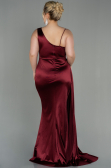 Long Burgundy Plus Size Evening Dress ABU2932