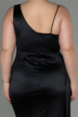Long Black Plus Size Evening Dress ABU2932