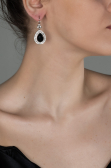 Black Earring UK527