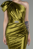 Long Pistachio Green Evening Dress ABU2982
