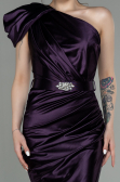 Long Dark Purple Evening Dress ABU2982