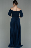 Long Navy Blue Evening Dress ABU2983