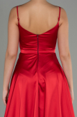 Long Red Satin Evening Dress ABU1601