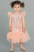 Midi Salmon Scaly Girl Dress ABK1718