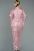 Powder Color Long Scaly Plus Size Evening Dress ABU2878