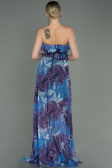 Long Purple Prom Gown ABU3086