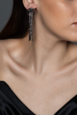 Black Earring UK554