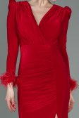 Red Long Evening Dress ABU2804