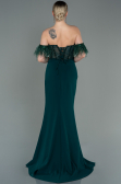 Emerald Green Long Evening Dress ABU3050