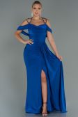 Long Sax Blue Prom Gown ABU3101
