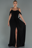 Long Black Prom Gown ABU3101