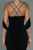 Long Black Prom Gown ABU3101