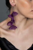 Purple Earring UK575