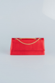 Gold-Red Satin Night Bag SH818