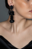 Black Earring UK573