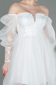 Short White Invitation Dress ABK1745