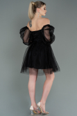Short Black Invitation Dress ABK1745