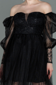 Short Black Invitation Dress ABK1745