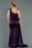 Purple Long Plus Size Evening Dress ABU2932