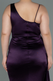 Purple Long Plus Size Evening Dress ABU2932