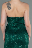 Long Emerald Green Scaly Evening Dress ABU3134