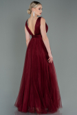 Long Burgundy Prom Gown ABU3135