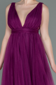 Long Violet Prom Gown ABU3135