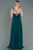 Emerald Green Long Prom Gown ABU1305