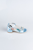 Light Blue Mirror Kids Shoe HR100