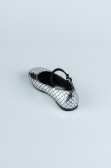 Platinum Patterned Kids Shoe HR184