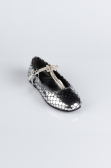 Platinum Patterned Kids Shoe HR185