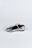 Platinum Patterned Kids Shoe HR185