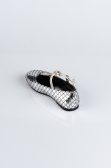 Platinum Patterned Kids Shoe HR185