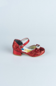 Red Scaly Kids Shoe HR002