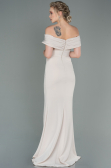 Long Beige Evening Dress ABU3156