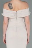 Long Beige Evening Dress ABU3156