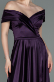 Long Dark Purple Prom Gown ABU3157