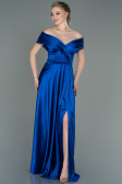 Long Sax Blue Prom Gown ABU3157