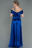Long Sax Blue Prom Gown ABU3157