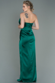 Long Emerald Green Satin Evening Dress ABU2844