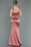 Onion Skin Long Satin Engagement Dress ABU3088