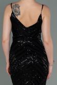 Black Long Mermaid Evening Dress ABU892