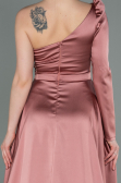 Onion Skin Long Satin Evening Dress ABU2610