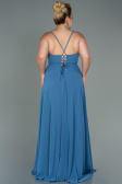 Indigo Long Plus Size Evening Dress ABU1324