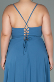 Indigo Long Plus Size Evening Dress ABU1324