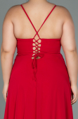 Red Long Plus Size Evening Dress ABU1324