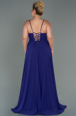 Purple Long Plus Size Evening Dress ABU1324