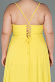 Yellow Long Plus Size Evening Dress ABU1324