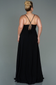 Black Long Plus Size Evening Dress ABU1324