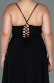 Black Long Plus Size Evening Dress ABU1324